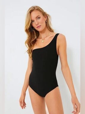 Tuckernuck STYLEST System L DREAMSCULPT® ONE SHOULDER SUIT Caviar